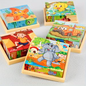6-Piece Animal World Jigsaw Puzzle Toys for Babies: Christmas, New Year & Festival Gifts - Intelligence & Development Puzzle Toy